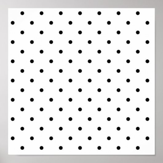 Polka-Punktmuster Poster (Vorne)