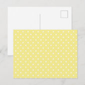 Polka-Punktmuster Postkarte (Vorne/Hinten)