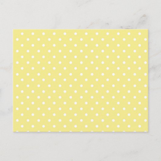 Polka-Punktmuster Postkarte (Vorderseite)