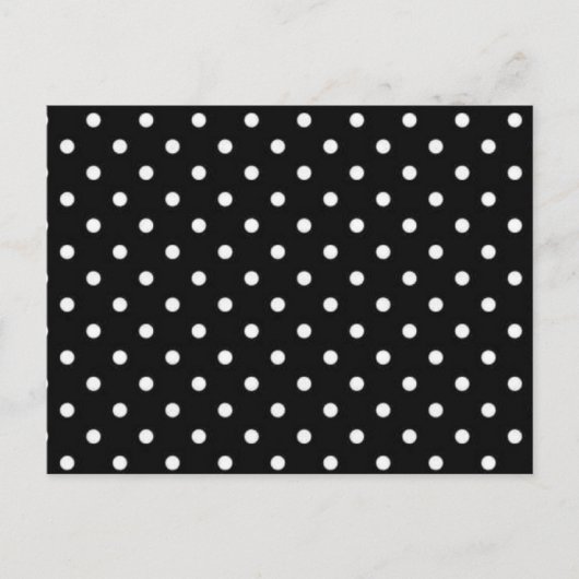 Polka-Punktmuster Postkarte (Vorderseite)