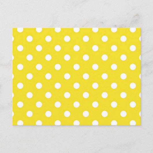 Polka-Punktmuster Postkarte (Vorderseite)