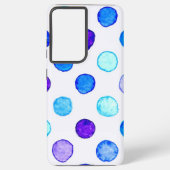 Polka-Punktmuster Samsung Galaxy Hülle (Rückseite)