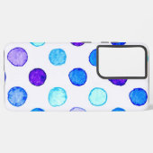 Polka-Punktmuster Samsung Galaxy Hülle (Linke Seite)