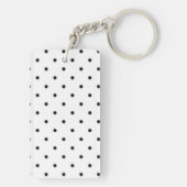 Polka-Punktmuster Schlüsselanhänger (Rückseite)