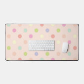 Polka-Punktmuster Schreibtischunterlage (Tastatur & Maus)