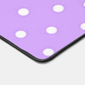 Polka-Punktmuster Schreibtischunterlage (Ecke)
