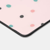 Polka-Punktmuster Schreibtischunterlage (Ecke)