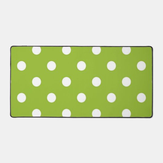 Polka-Punktmuster Schreibtischunterlage (Vorderseite)
