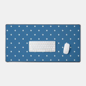 Polka-Punktmuster Schreibtischunterlage (Tastatur & Maus)