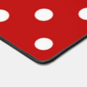 Polka-Punktmuster Schreibtischunterlage (Ecke)