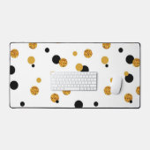 Polka-Punktmuster Schreibtischunterlage (Tastatur & Maus)