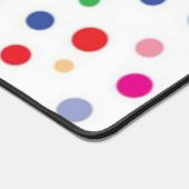 Polka-Punktmuster Schreibtischunterlage (Ecke)