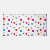 Polka-Punktmuster Schreibtischunterlage (Vorderseite)