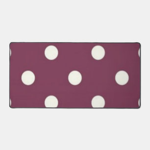 Polka-Punktmuster Schreibtischunterlage