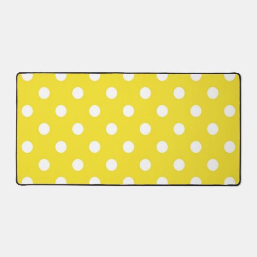 Polka-Punktmuster Schreibtischunterlage (Vorderseite)