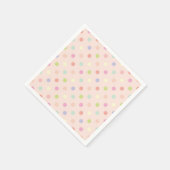 Polka-Punktmuster Serviette (Ecke)