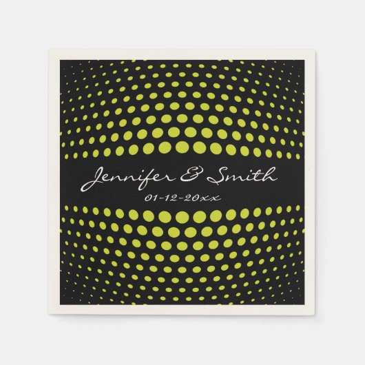Polka-Punktmuster Serviette (Vorderseite)