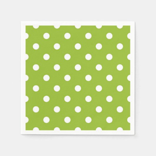 Polka-Punktmuster Serviette (Vorderseite)