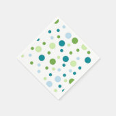 Polka-Punktmuster Serviette (Ecke)