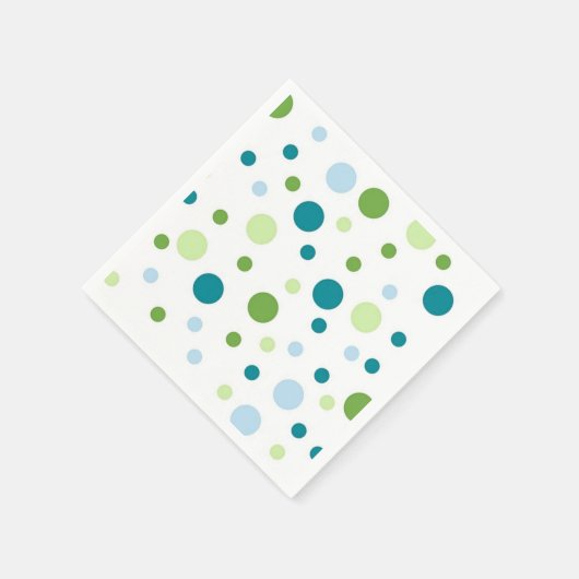 Polka-Punktmuster Serviette (Ecke)