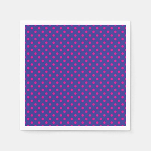Polka-Punktmuster Serviette (Vorderseite)