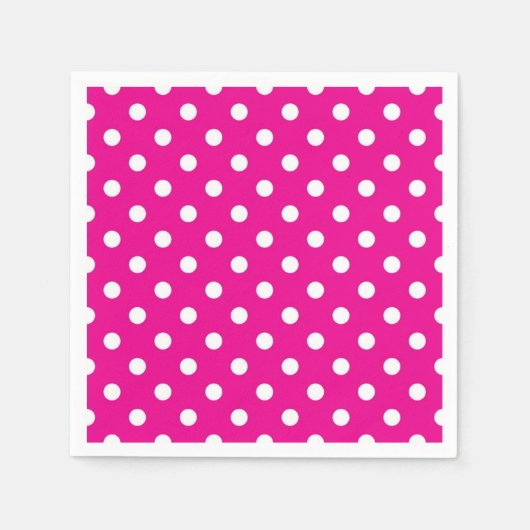 Polka-Punktmuster Serviette (Vorderseite)