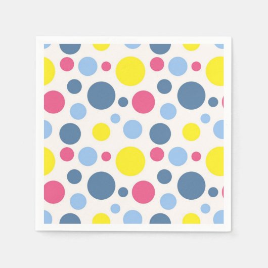 Polka-Punktmuster Serviette (Vorderseite)