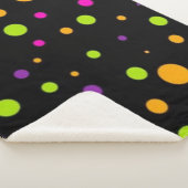 Polka-Punktmuster Sherpadecke (3/4)