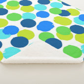 Polka-Punktmuster Sherpadecke (3/4)