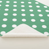 Polka-Punktmuster Sherpadecke (3/4)
