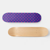Polka-Punktmuster Skateboard (Horizontal)