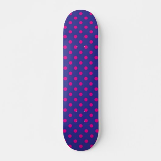 Polka-Punktmuster Skateboard (Vorne)