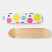 Polka-Punktmuster Skateboard (Horizontal)