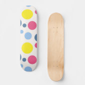 Polka-Punktmuster Skateboard (Vorderseite)