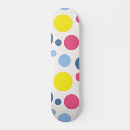 Polka-Punktmuster Skateboard (Vorne)