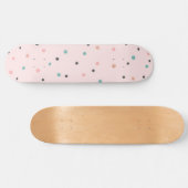 Polka-Punktmuster Skateboard (Horizontal)