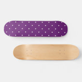 Polka-Punktmuster Skateboard (Horizontal)