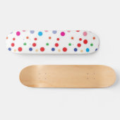 Polka-Punktmuster Skateboard (Horizontal)