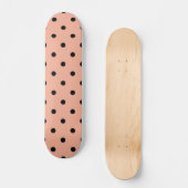 Polka-Punktmuster Skateboard (Vorderseite)