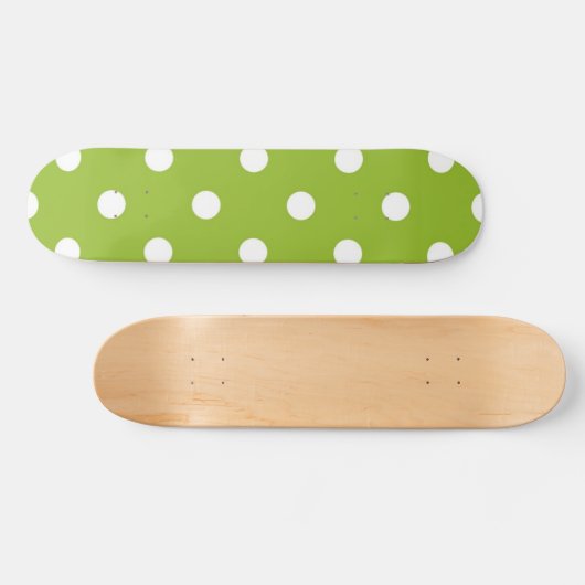 Polka-Punktmuster Skateboard (Horizontal)