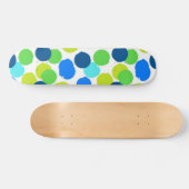 Polka-Punktmuster Skateboard (Horizontal)