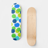 Polka-Punktmuster Skateboard (Vorderseite)