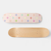 Polka-Punktmuster Skateboard (Horizontal)