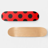 Polka-Punktmuster Skateboard (Horizontal)