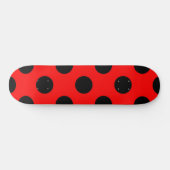 Polka-Punktmuster Skateboard (Horizontal)
