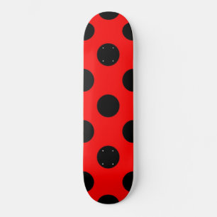 Polka-Punktmuster Skateboard