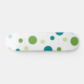 Polka-Punktmuster Skateboard (Horizontal)