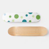 Polka-Punktmuster Skateboard (Horizontal)