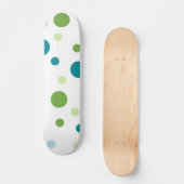 Polka-Punktmuster Skateboard (Vorderseite)