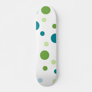 Polka-Punktmuster Skateboard